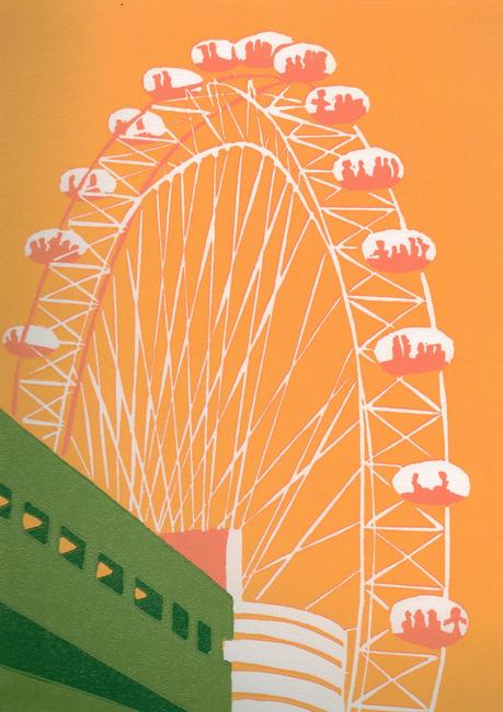 The London Eye (yellow)