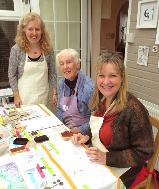 Creative Canvas students and me