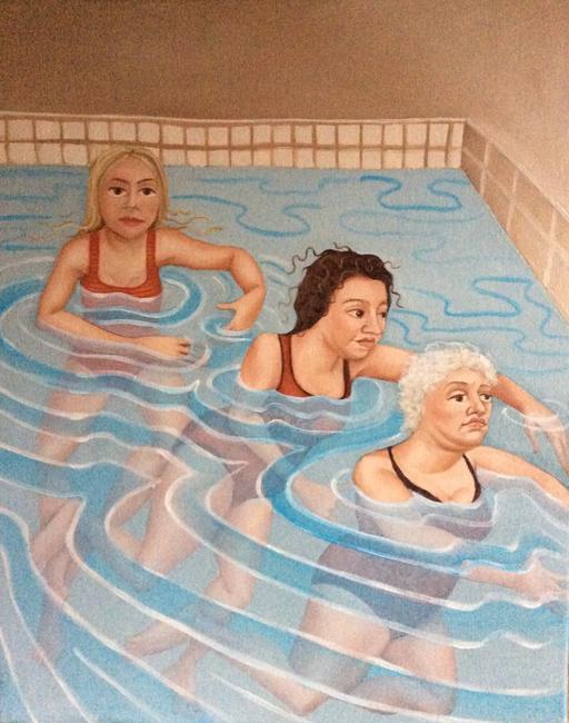 Three ages of swimmers
