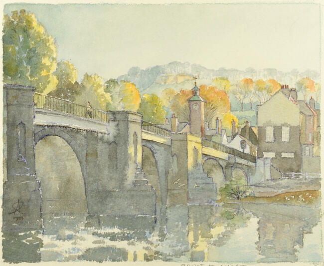 125. Bridge at Sunrise 1989