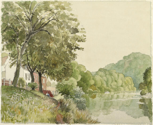 153. Untitled -High Rock from Riverside- c.1984