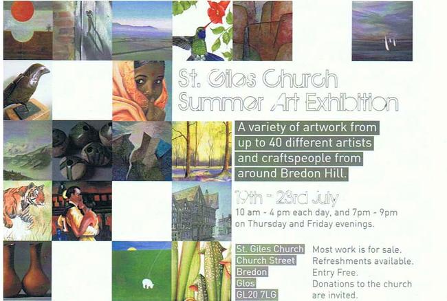 St Giles Church Art Exhibition Bredon