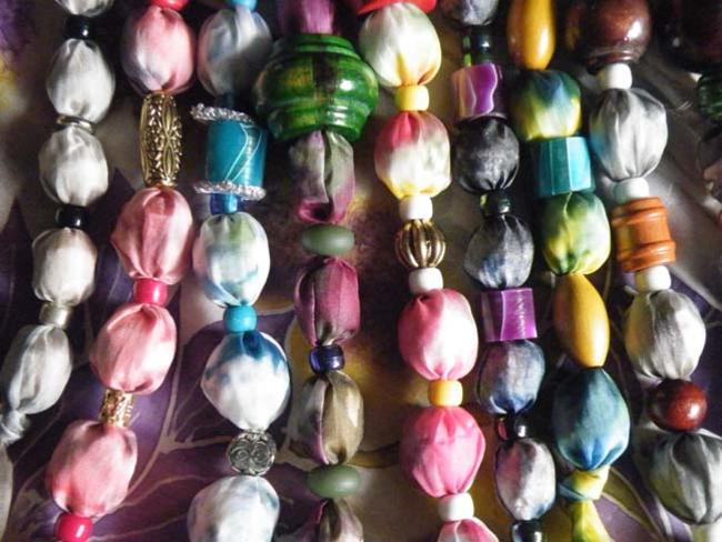 SILK NECKLACES