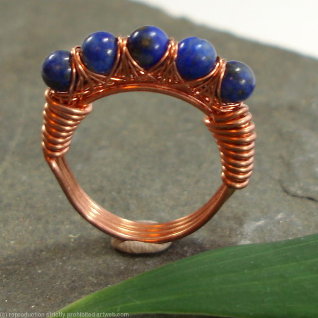 Kiss Kross Ring - Lapis Lazuli