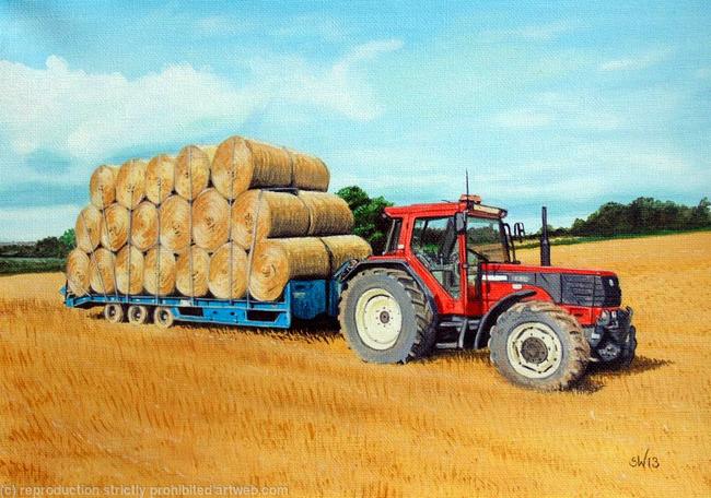 Fiat Tractor with Trailer