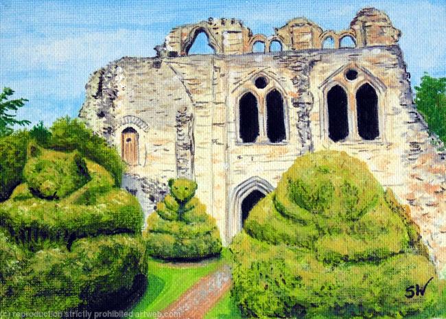 Much Wenlock, Priory, Mini Painting
