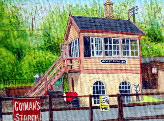 Highley Signal Box, Mini Painting