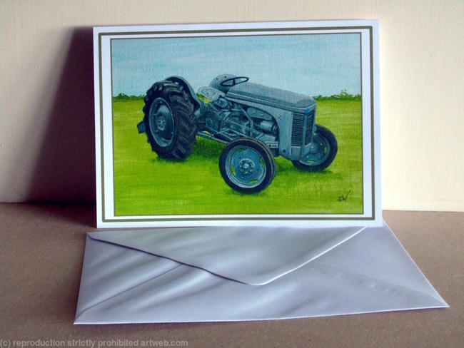 Ferguson Vintage Tractor Card