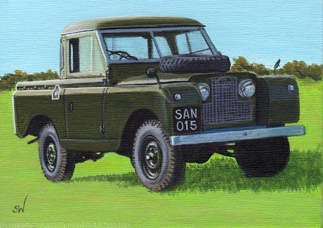 Land Rover 2 Series Mini Painting