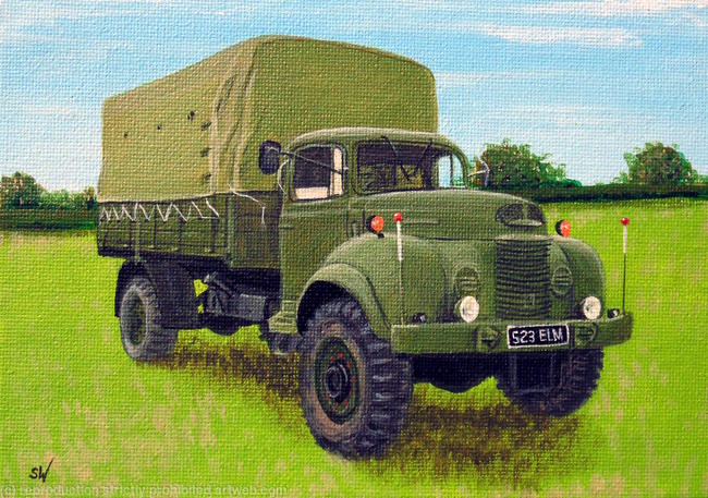 Commer Q4 Cargo Truck Mini Painting