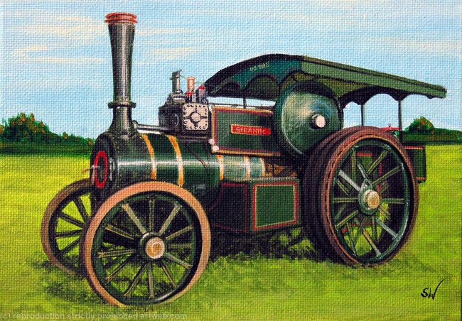 McLaren Road Locomotive Mini Painting