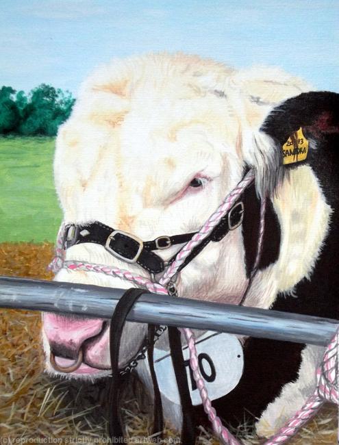 Hereford Bull, Painting