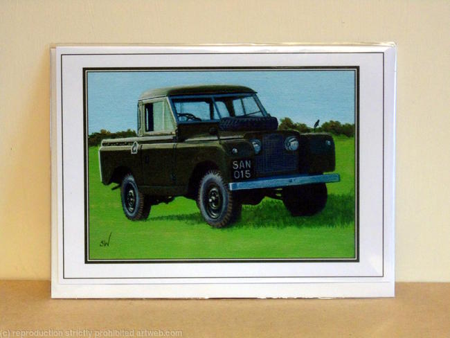 Greeting Card, Land Rover 2 Series