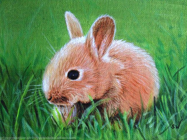 Little Rabbit, Mini Painting