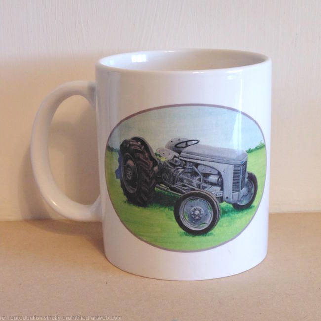 Tractor Mug, Ferguson TE20 Oval Image