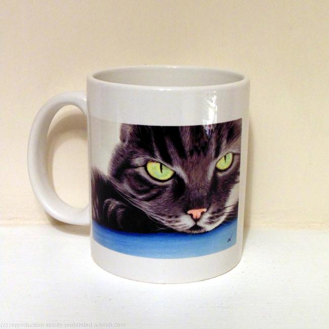 Grey Tabby Cat Mug