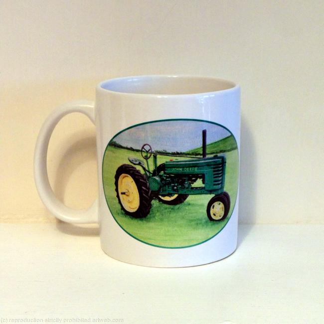 JD Vintage Tractor Mug