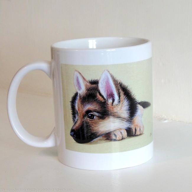 German Shepherd Puppy Mug