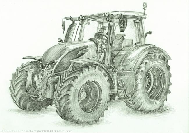Valtra N174 Drawing