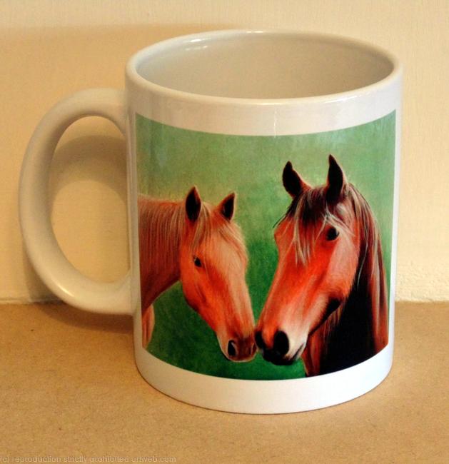 Chestnut Horses Mug