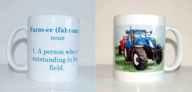 Mug with Farmers Saying, New Holland