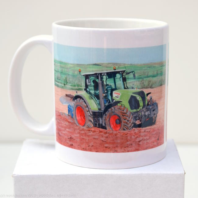 Ploughing Tractor, Claas