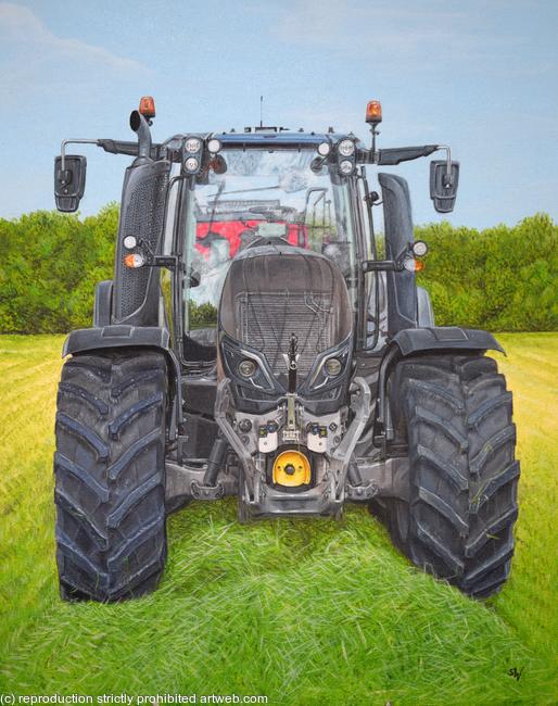 Valtra T234 Style Tractor Painting