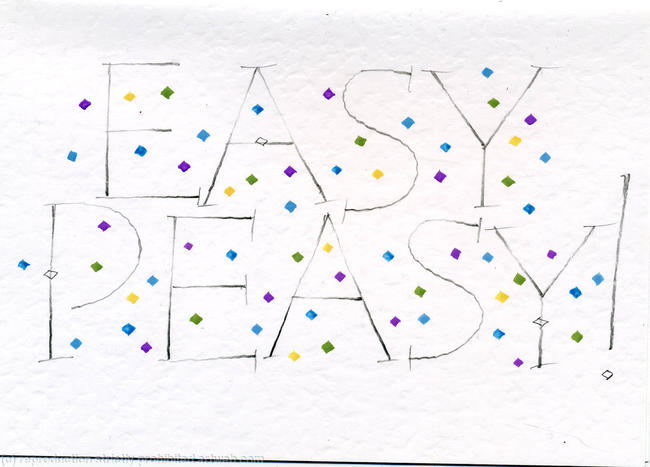 Easy Peasy card