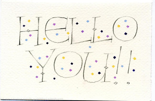 Hello You card