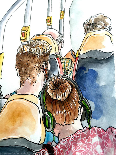 Headphones & hairstyles