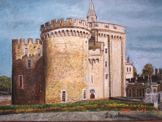 small castle in Indre, France