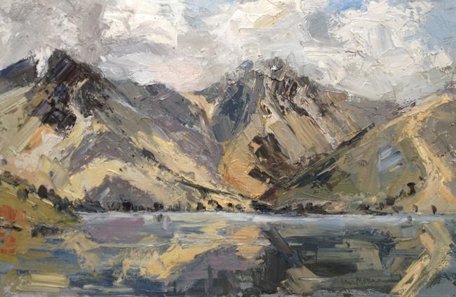 Yewbarrow and great gable low cloud