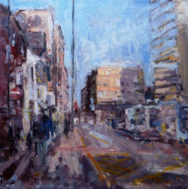 Early evening light Portland Street