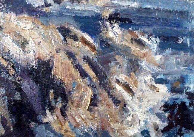 Breaking waves Liyn Peninsular