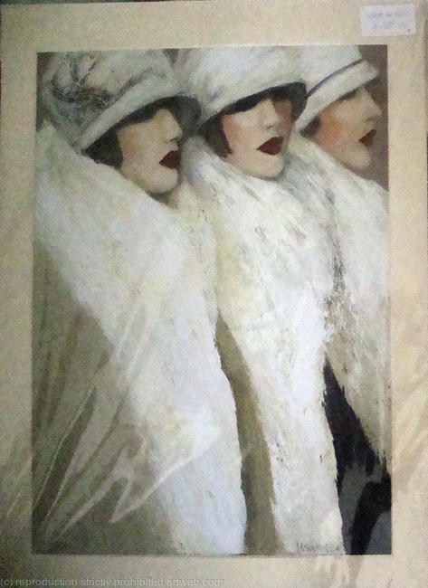 WOMEN IN FUR PRINT