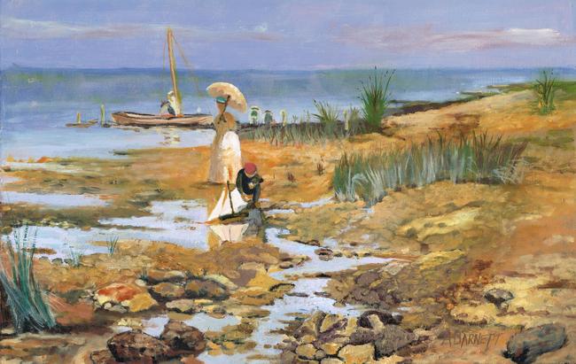 Moyes Beach Beaumaris after F McCubbin