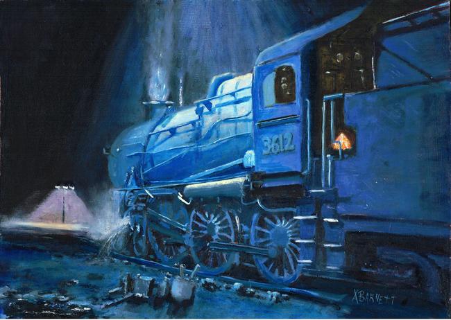 Locomotive 3612 parked Werris Creek NSW