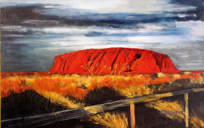 Sunset at Uluru