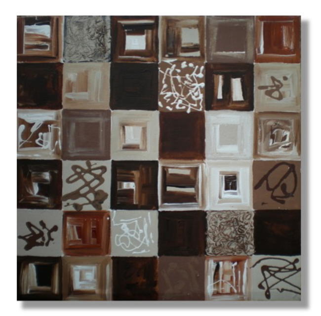 Brown patchwork