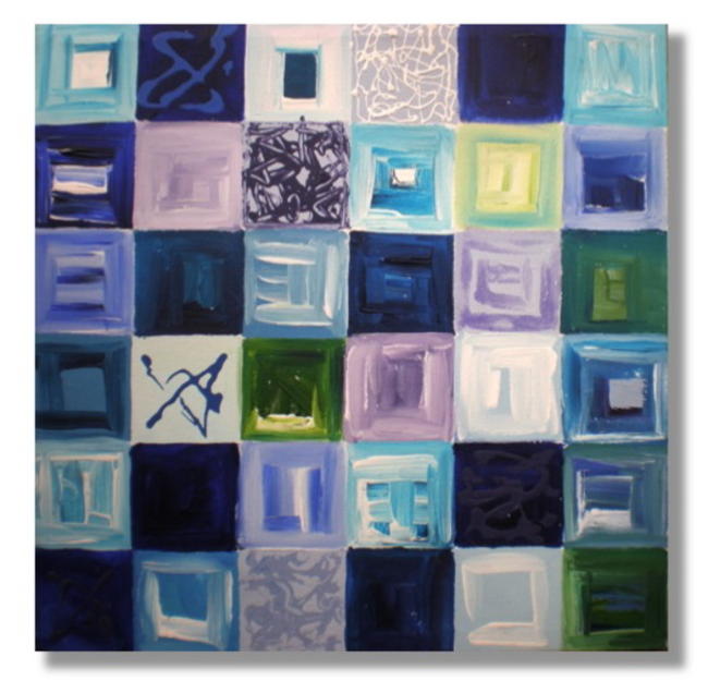 Blue Patchwork