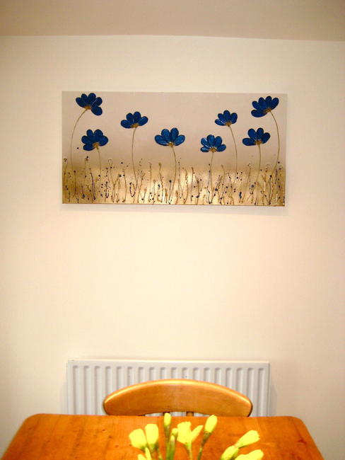 'Thank you Tracy, the painting looks wonderful in our sun room.'