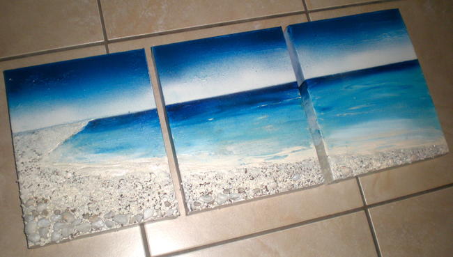 Seascape Paradise Triptych
