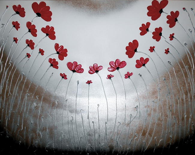 Red Poppy Landscape
