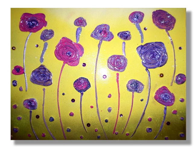 Lavender Swirl Flowers
