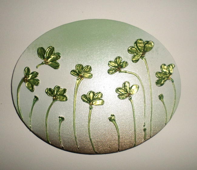 Flourishing Green Poppies