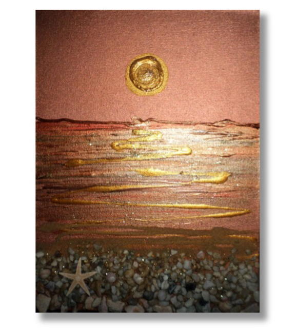 Copper Shimmering Sunset