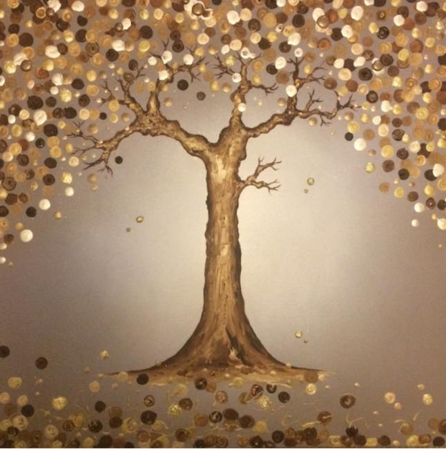 Golden Shimnering Tree