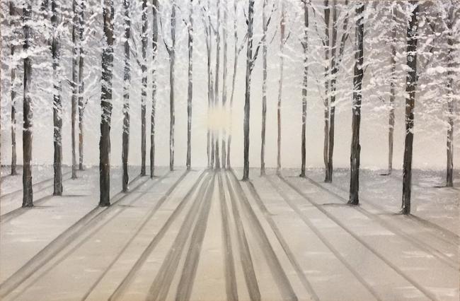 Tranquil Winter Trees