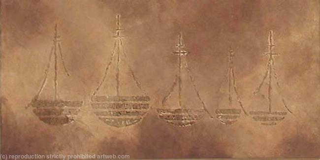 Boats in the Fog