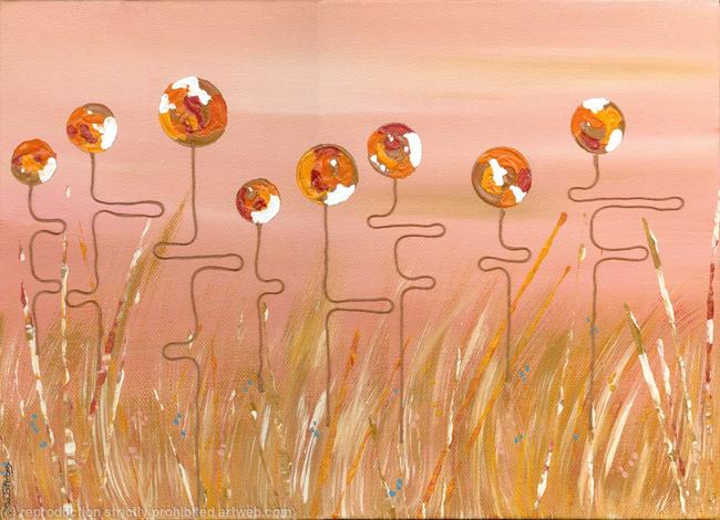 Sunset Poppies I